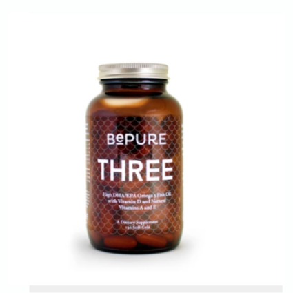 BEPURE THREE OMEGA 3 FISH OIL 60 DAY